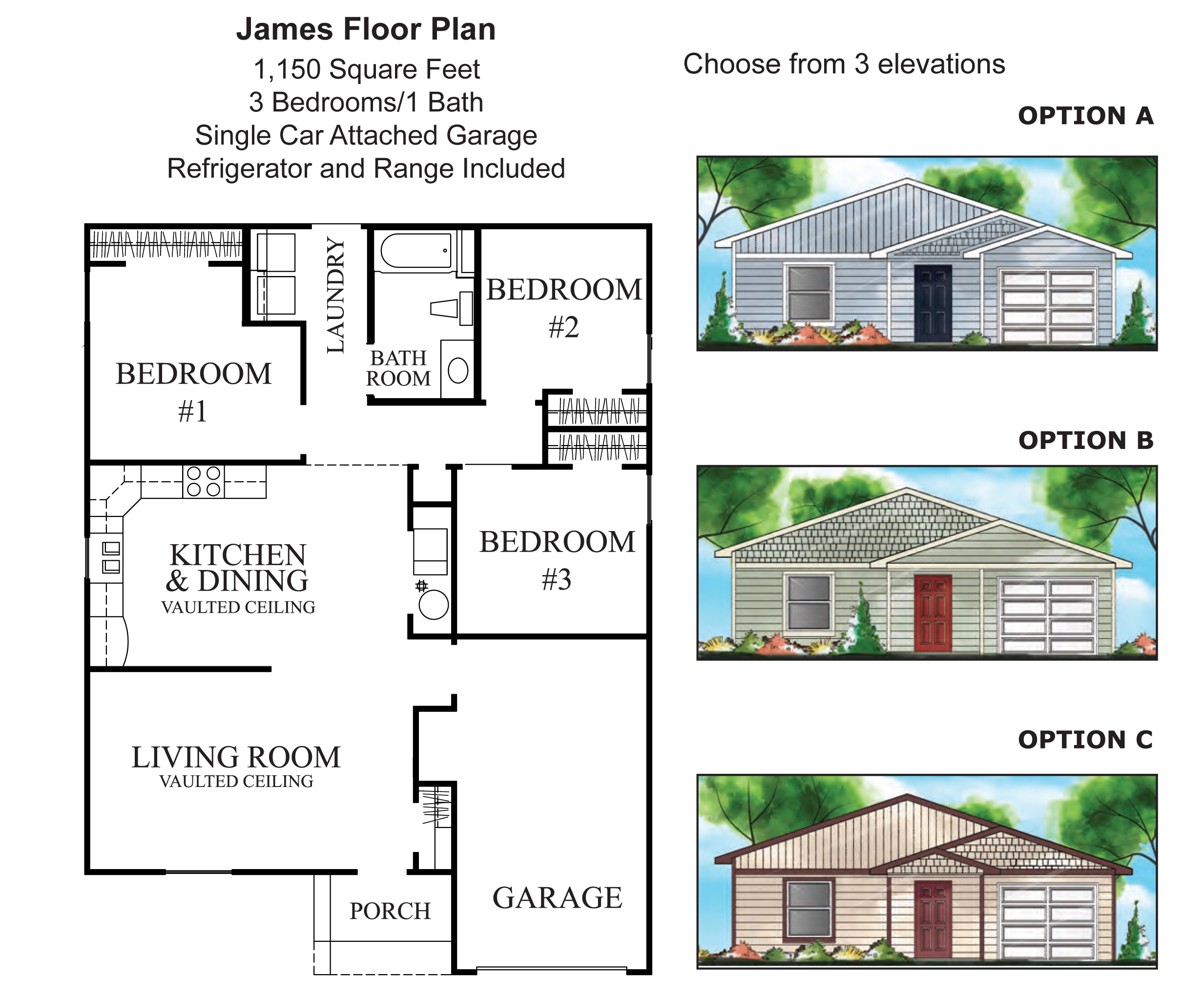 Plan with Elevations