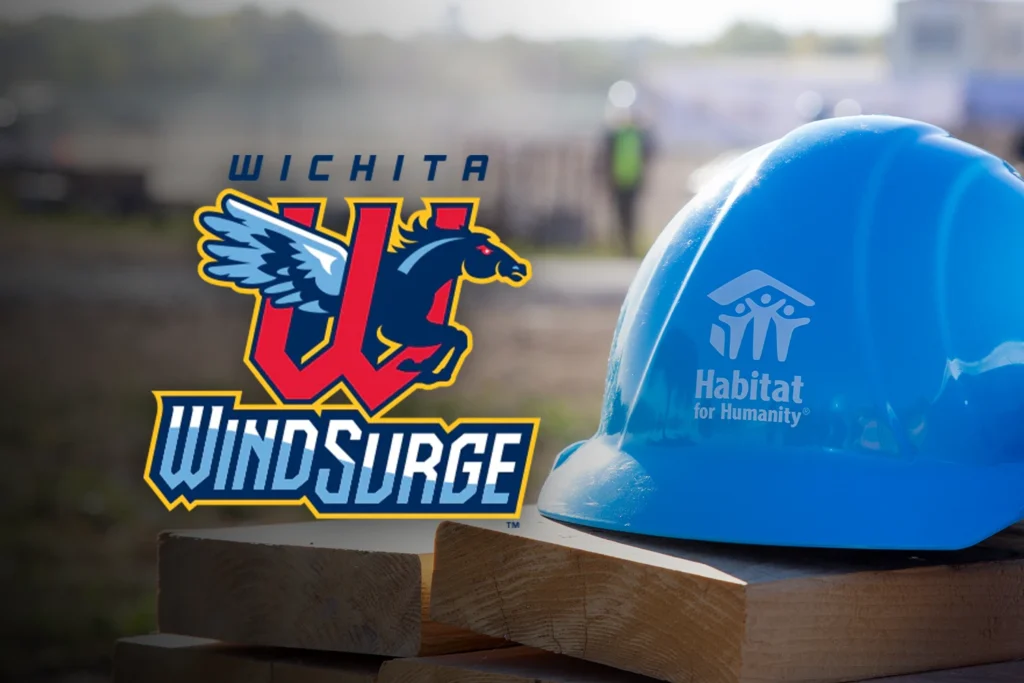 Featured image for “A home run for Wichita: Wichita Wind Surge joins Wichita Habitat for Humanity to build homes and hope”