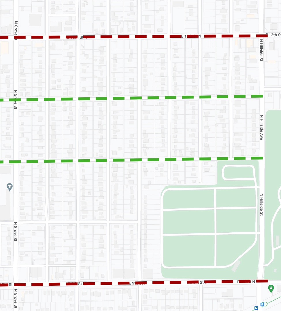 Map of Rock the Block area.